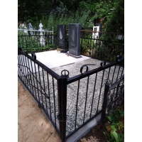 Установка памятника и благоустройство захоронения на Бугровском кладбище